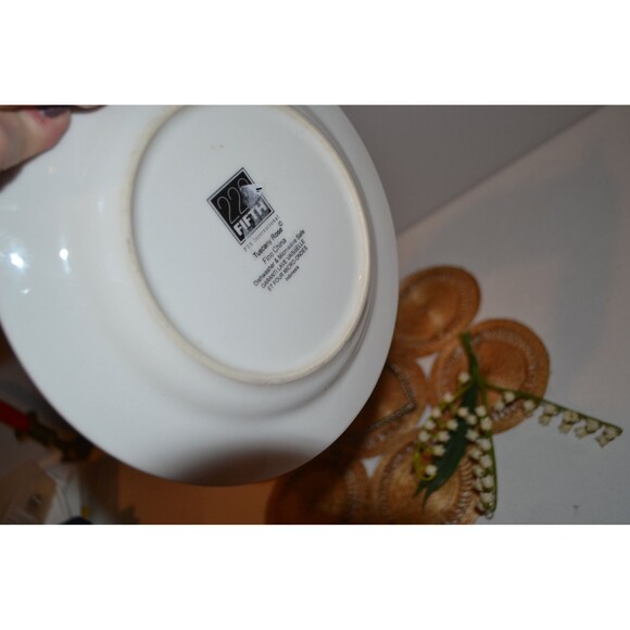 Vintage Lily of The Valley,  Tuscany Rose Plate - Picture 4 of 4